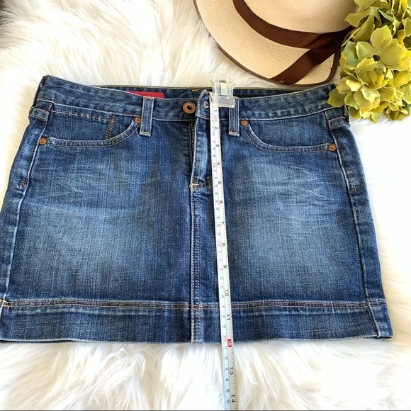 AG Adriano Goldschmied the Elicit Denim Mini Skirt Size 26 R - Picture 6 of 8